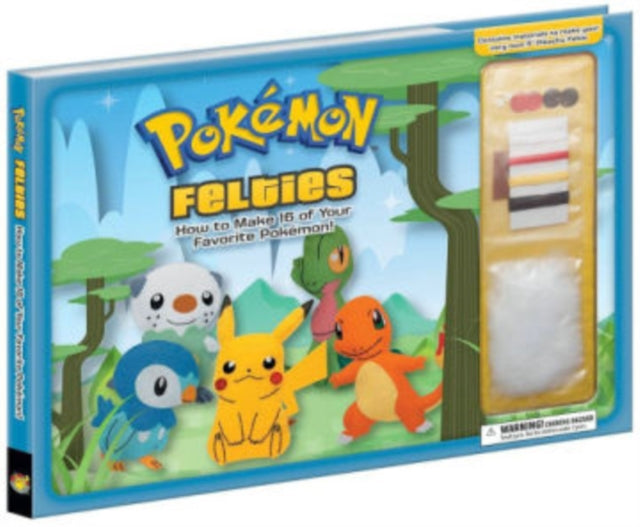 Press Pikachu - Pokemon Felties: How To Make 16 Of Your Favorite Pokemon - Hardcover