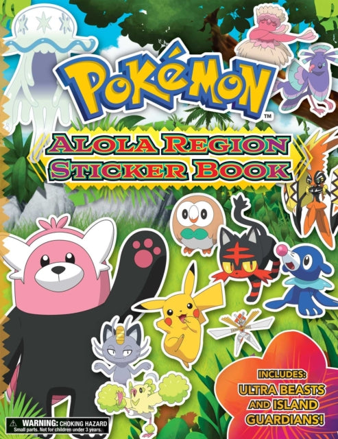 The Pokemon Company International - Pokemon Alola Region Sticker Book - Paperback