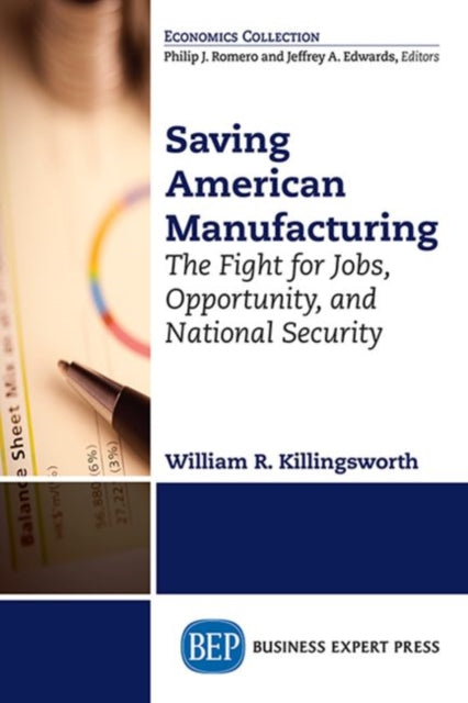 Binding: Paperback
Description: Manufacturing is a vital sector of a modern economy and is crucial for national defense and security. Since 1990, however the U. S. has lost one in every three manufacturing jobs. In 1990, U. S. employment in manufacturing was 17,695,000.