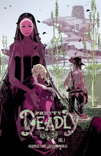 Binding: Paperback
Description: Kelly Sue De Connick (Avengers Assemble Captain Marvel) and Emma Rios (Dr. Strange Osborn) present the collected opening arcof their surprise - hit series that marries the magical realism of Sandmanwith the western brutality of Preacher.