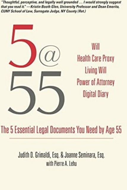 Binding: Paperback
Description: " Many people discover too late that they need some essential legal documents to deal with common health and end of life issues. Failing to prepare these documents ahead of time can create major legal headaches that often require expensive trips to court to resolve.
