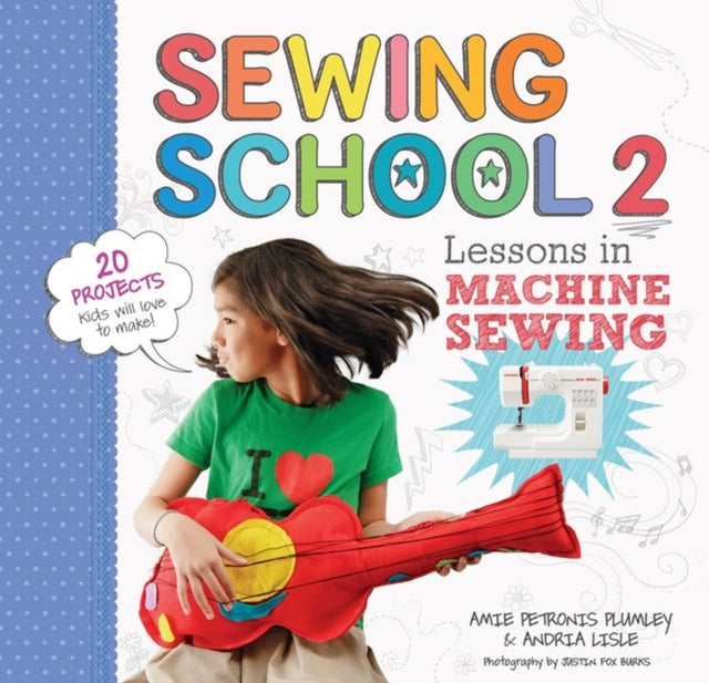 Binding: Paperback
Description: For kids who have mastered hand sewing machine sewing opens up exciting new possibilities! Sewing School 2 offers 20 creative projects designed for children ages 7 and up including cloth pencil cases purses wall pockets and even a fabric guitar.
