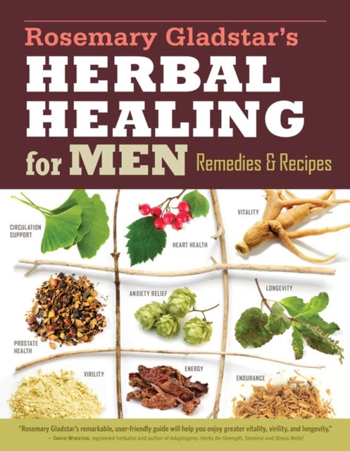 Binding: Paperback
Description: Herbalist Rosemary Gladstar author of dozens of books including Herbs for Children's Health Herbs for Stress & Anxiety and Fire Cider! now offers wellness expertise specifically for men.