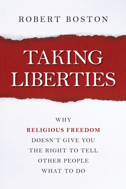 Binding: Paperback
Description: A concise and lucid explanation of what religious freedom is and isn't. Increasingly conservative religious groups are using religious liberty as a sword to lash out at others.