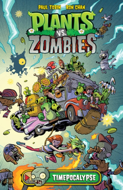 Binding: Hardcover
Description: Crazy Dave the babbling yet brilliant inventor and famed neighbourhood defender helps his niece Patrice and young adventurer Nate Timely to fend off Zomboss's latest global attack. This new stand - alone tale from the world of Plants vs.