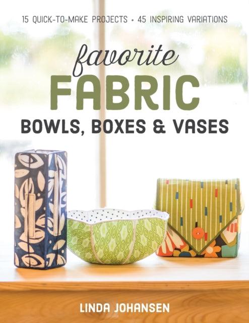 Binding: Paperback
Description: Organize every room in your home with decorative fabric bowls boxes and vases! With 15 projects you can easily make in a day best - selling author Linda Johansen teaches you to sew sturdy fabric containers of all shapes and sizes to corral your odds and ends.