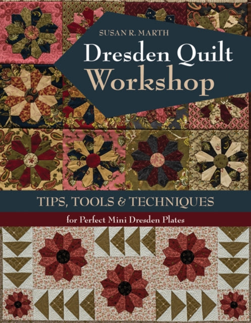 Binding: Paperback
Description: Sew 13 unique quilt projects ranging from a table runner to a bed quilt.
Title: Dresden Quilt Workshop Tips Tools & Techniques
Author(s): Marth Susan R.