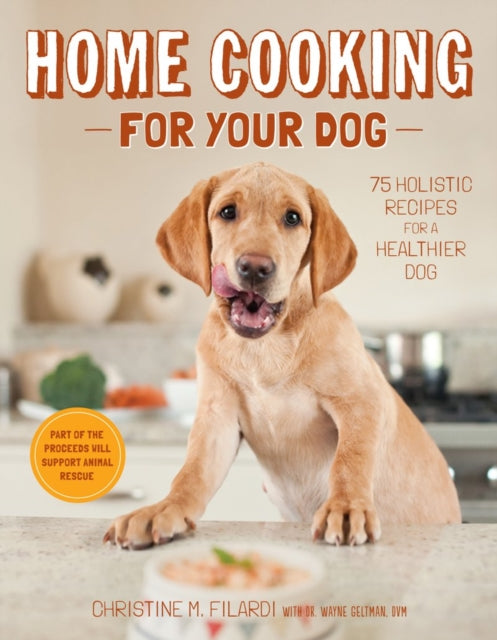 Binding: Hardcover
Description: The very first cookbook for dogs that includes holistic recipes for cooked and raw meals plus treats as well as lifestyle tips accompanied by adorable portraits of dogs and original line drawings.