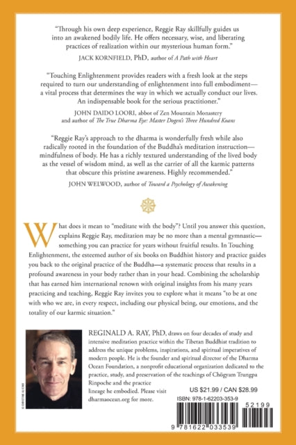 Binding: Paperback
Description: What does it mean to "meditate with the body"? Until you answer this question explains Reggie Ray meditation may be no more than a mental gymnastic something you can practice for years without fruitful results.