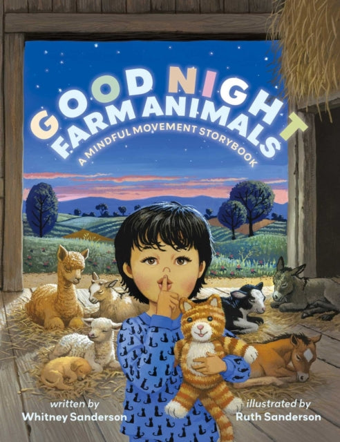 Binding: Special Bindings
Description: A calming story illustrated by award - winning artist Ruth Sanderson that encourages children to act out their favorite farm animals bedtime activities. Good night farm animals the sun is setting and it's time to rest.