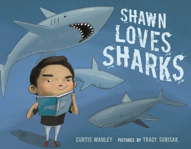 Binding: Hardcover
Description: Shawn loves sharks. He loves their dark blank eyes. He loves their big mouths full of sharp teeth. And he loves pretending to be a shark and chasing Stacy around the playground. Shawn loves sharks more than anything else in the world.
