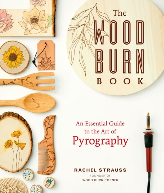 Binding: Paperback
Description: In The Wood Burn Book Rachel Strauss (woodburncorner) teaches you everything you ll need to know to master pyrography whether you re brand new to the hobby or you ve been writing with fire for years.