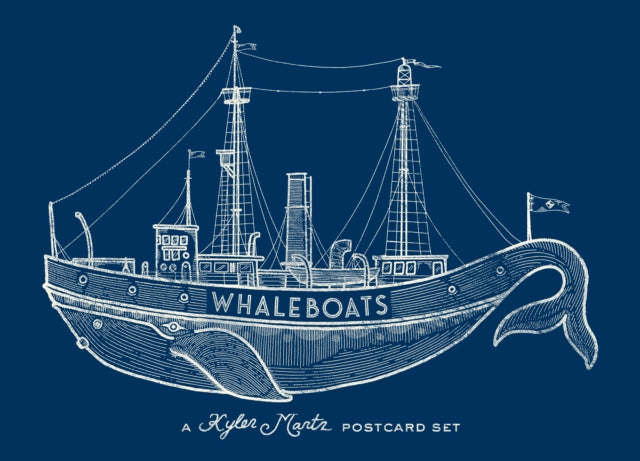 Binding: Kit
Description: This beautiful postcard set is filled with artist Kyler Martz's popular "whaleboats" and other nautical inspired images.