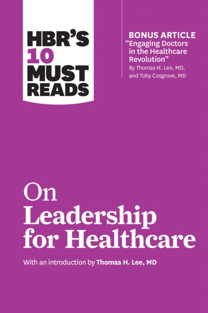 Binding: Paperback
Description: Help your team excel. Go from being a good practitioner to being an extraordinary leader of healthcare professionals. If you read nothing else on leadership read these articles.