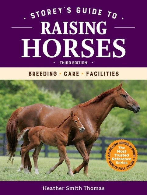 Binding: Paperback
Description: Now with full - color photography and illustrations throughout the completely updated third edition of Storey's Guide to Raising Horses is the most comprehensive horse husbandry handbook available whether you re a first - time owner or an experienced horse handler.