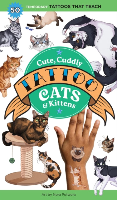 Binding: Paperback
Description: 50 original temporary tattoo designs for cat - loving kids featuring kittens and cats of all colors and breeds and playful poses.