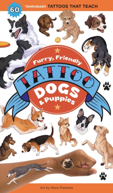 Binding: Paperback
Description: 60 colorful temporary tattoo designs that dog - loving kids will love to wear with adorable images of a wide range of breeds puppies and playful poses.