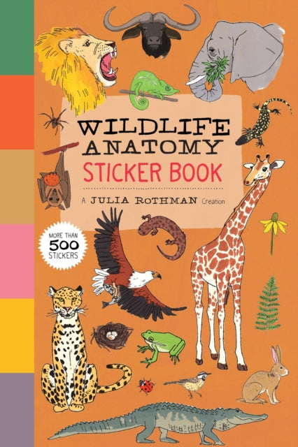 Binding: Paperback
Description: Julia Rothman's Wildlife Anatomy illustrations are featured in this collection of more than 750 stickers including amazing mammals birds amphibians and insects from around the world.