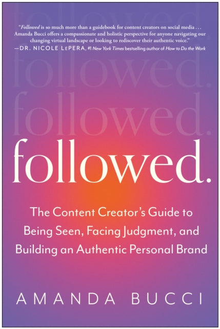 Binding: Paperback
Description: Here's the go - to book for content creators to navigate what it truly means to have a platform: putting yourself out there letting go of what others think and claiming the power your authentic self has to offer the world.
