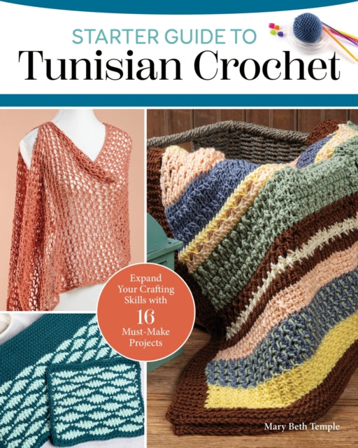 Binding: Paperback
Description: Tunisian crochet also called Afghan crochet is a blend between knitting and crochet offering the best aspects of both techniques. It produces a fabric similar to a knit but worked on a hook. It's sturdy durable and flexible.