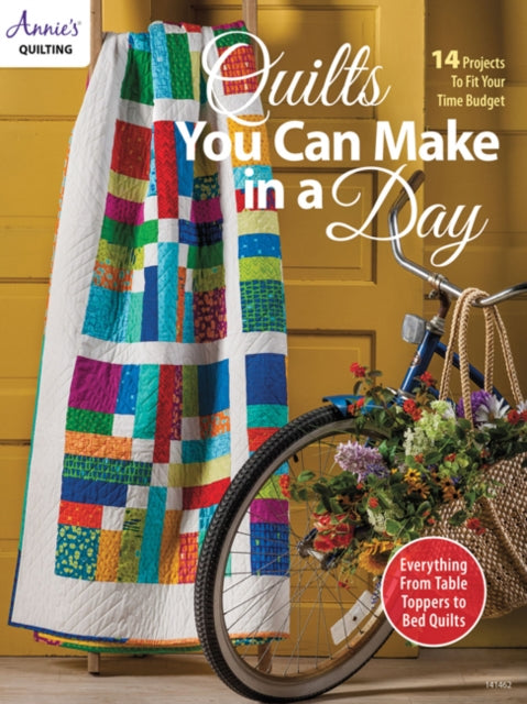 Binding: Paperback
Description: Create stunning quilts in no time at all with this book packed with 14 beautiful quick - and - easy projects most of which can be made in a day! Enjoy patterns for every skill level and taste. Craft charming chains and make a dazzling quilt using precuts.