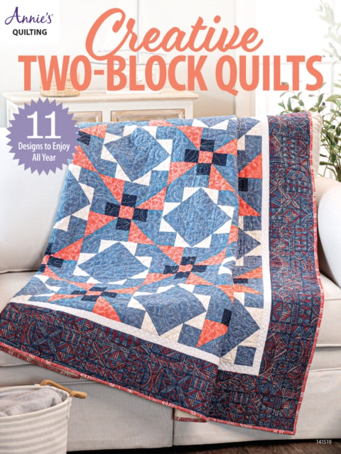Binding: Paperback
Description: Create amazing quilts with only two blocks! This pattern book is packed with 11 different designs that each combine two different blocks into one brilliant quilt. See how combining two blocks can add interest and even create whole new patterns.