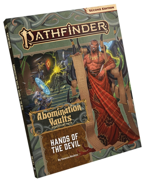 Binding: Paperback
Description: Beware when dealing with devils! The Abomination Vaults sprawl far beneath the mysterious Gauntlight and it's time to take weapons torches and wits into the deeper dungeons.