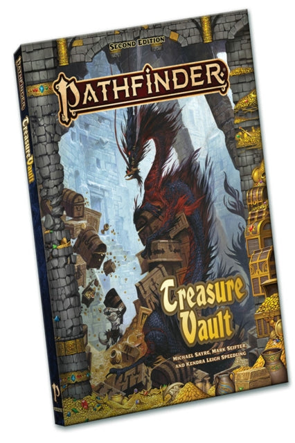 Binding: Paperback
Description: Venture into the Vault! Pathfinder Treasure Vault reveals the glittering hoard of a terrifying dragon as presented by the creature's plucky kobold assistant.
