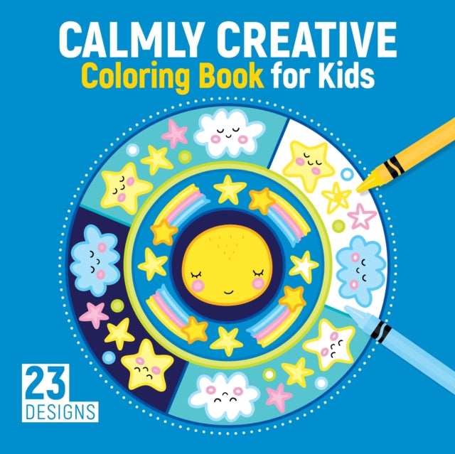 Editions Clorophyl - Calmly Creative Coloring Book For Kids 23 Designs - Paperback