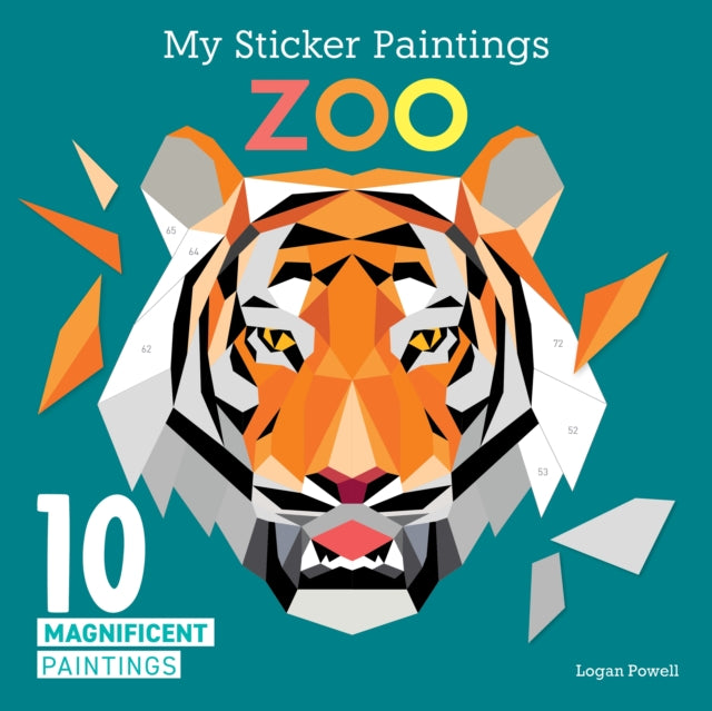 Binding: Paperback
Description: Create stunning works of mosaic art with stickers! This distinctive poly - art paint by sticker book for kids ages 6 - 10 features a collection of 10 geometric designs of various zoo animals.