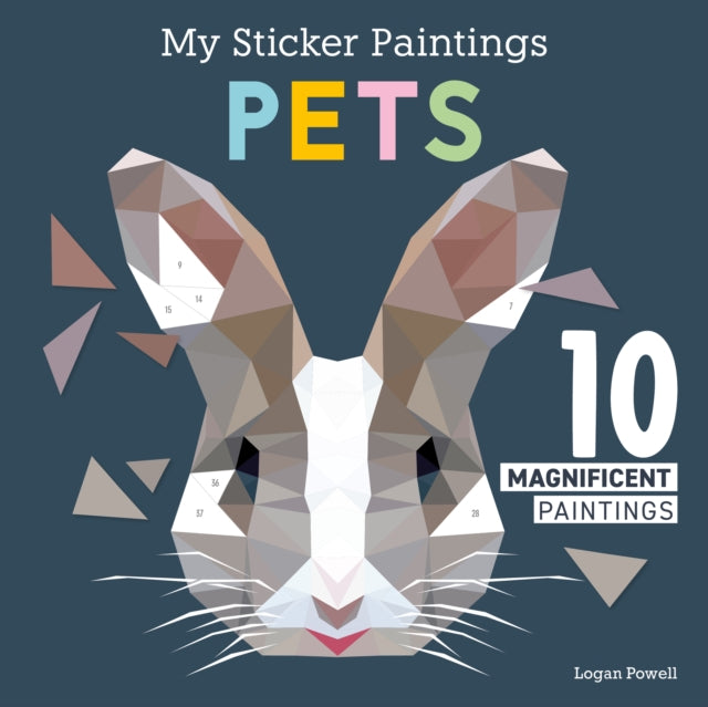 Binding: Paperback
Description: Create stunning works of mosaic art with stickers! This distinctive poly - art paint by sticker book for kids ages 6 - 10 features a collection of 10 geometric designs of various pets; from a bunny and puppy to a cat fish and more.