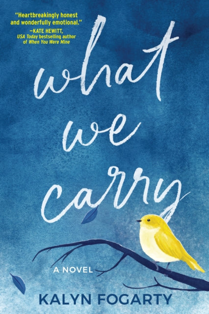 Binding: Paperback
Title: What We Carry A Novel
Author(s): Fogarty Kalyn
Publisher: Crooked Lane Books
Barcode: 9781643858470
Pages: 336 Pages
Publication Date: 8/10/2021
Category: Modern & Contemporary Fiction