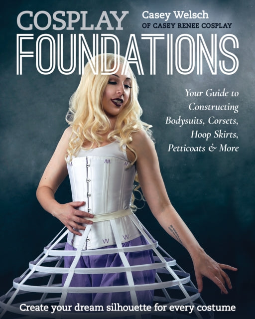 Binding: Paperback
Description: Don t let your costumes fall flat! Give them the support they need. Create a capsule wardrobe of foundation garments for cosplay with Casey Welsch. From corsets and bodysuits to hoops Cosplay Foundations will teach you how to give your garments a professional look that lasts.
