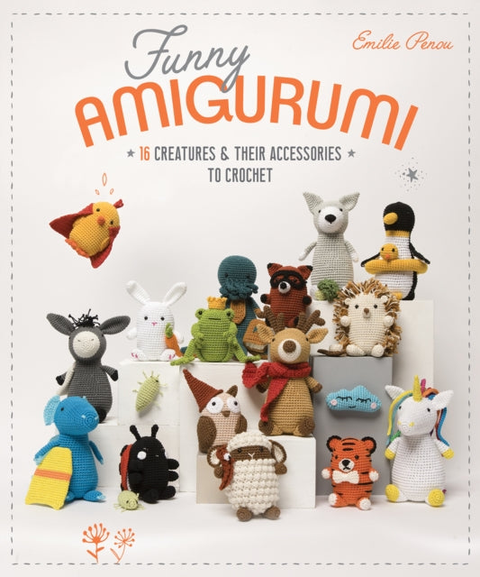 Binding: Paperback
Description: Crochet with 16 amigurumi animal patterns and their accessories including a dapper tiger a masked fox an adorable hedgehog and more.