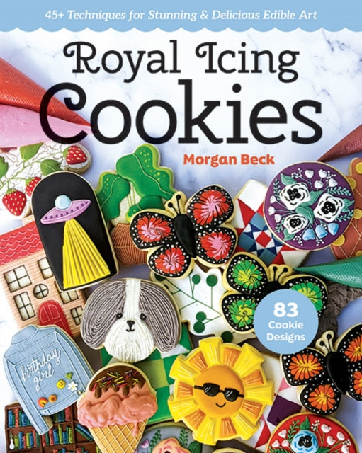Binding: Paperback
Description: Decorate royal icing cookies like a pro with 83 cookie designs and 45+ techniques including piping lettering and details adding creative texture and combining stunning colours and layers.