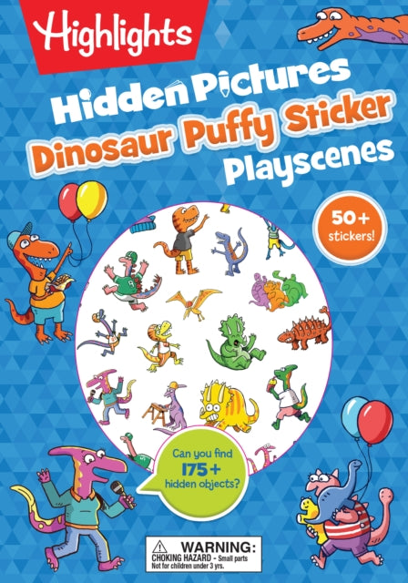 Binding: Paperback
Description: This irresistible collection of dinosaur - themed Hidden Pictures puzzles and other activities - - plus more than 50 puffy stickers - - is perfect for every dinosaur - loving kid.