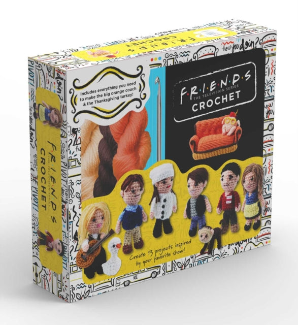 Binding: Multiple Components
Description: Crochet 13 characters and accessories from the hit TV series with this kit! Crochet your favorite characters and re - create iconic scenes from the beloved TV series with Friends Crochet.