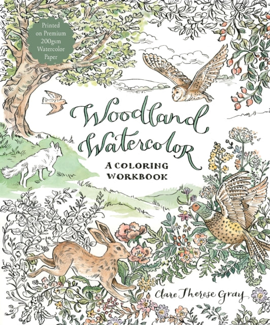 Binding: Paperback
Description: Paint your Way Through Enchanting Forests on High - Quality Watercolor Paper This charming collection from popular pattern designer and illustrator Clare Therese Gray makes relaxing with watercolour an absolute breeze.