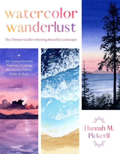 Binding: Paperback
Description: Paint Your Way Around the World in 24 Beginner - Friendly Landscapes Indulge your wanderlust and create breathtaking watercolor landscapes with ease under Hannah Pickerill's expert instruction.