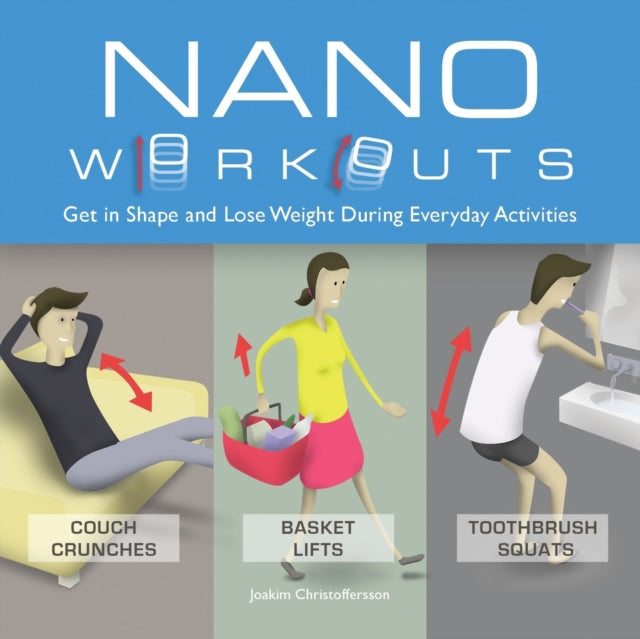 Binding: Paperback
Description: Workout literally anywhere (at work on the couch in a chair) with this handy little guide to quick "nano" sized exercises which will keep you healthy on the go.