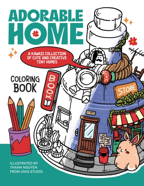 Binding: Paperback
Description: The pages within the Adorable Home Coloring Book will walk you through a journey of wonder and nostalgia. It acts as a return to the sweet dreams and wild creative days we all had as children.