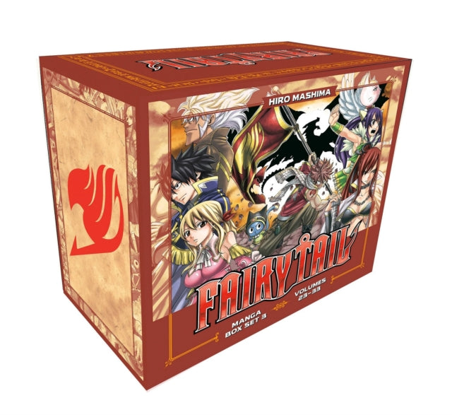 Binding: Paperback
Description: Your instant Fairy Tail manga collection! Stylish box includes Vol. 23 - 33 - eleven volumes! - of the magical shonen adventure that became an anime megahit plus an exclusive bonus sticker sheet.