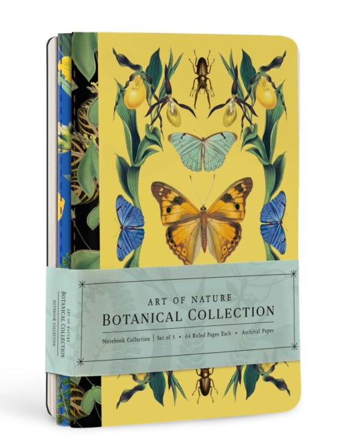 Binding: Paperback
Description: Let the art of nature inspire your writing with this beautiful set of linen - textured notebooks. Each notebook includes sixty - four ruled pages and features a different vintage botanical illustration.