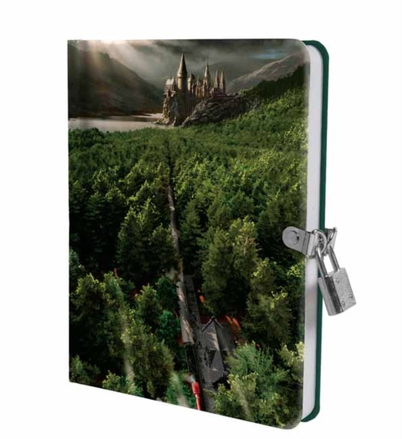 Binding: Book
Description: Embark on a trip to Hogwarts on the Hogwarts Express with this lock and key diary. Includes 192 pages to write down all of your thoughts and secrets and comes with a lock and two keys to keep your writing secure.