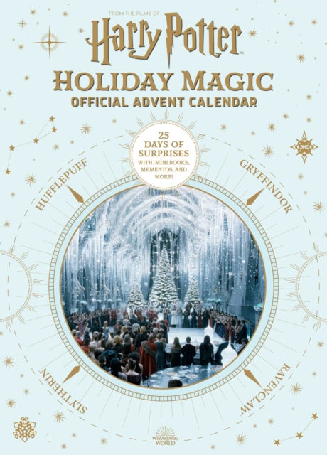 Binding: Hardcover
Description: Celebrate the holidays with Harry Ron and Hermione with this magical advent calendar book filled with more than twenty - five Wizarding World surprises.