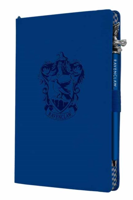 Binding: Specialty Items
Description: Celebrate your Ravenclaw pride and show the world your wit wisdom and creativity with this deluxe journal and pen set. Keep notes in classic Hogwarts style with this deluxe journal featuring the Ravenclaw house crest and colors.