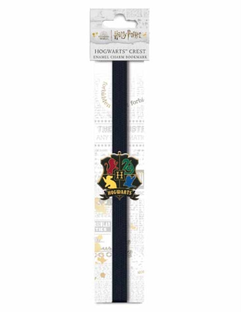 Binding: Specialty Items
Description: Show your Hogwarts pride with this officially licensed Harry Potter bookmark. Bring a touch of magic to your reading and writing with this enamel charm Hogwarts bookmark with elastic band.
