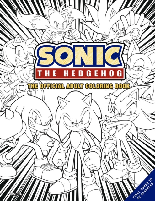 Insight Editions - Sonic The Hedgehog The Official Adult Coloring Book - Paperback