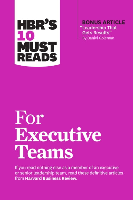 Binding: Paperback
Description: Executive leadership is a team sport. As part of an executive team you wear many hats.
