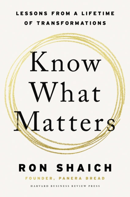 Binding: Hardcover
Description: A Wall Street Journal and US a Today bestseller Ron Shaich founder and former CEO of Panera Bread shares the lessons he learned from a lifetime of asking what really matters and then making the transformations necessary to bring what really matters to life.